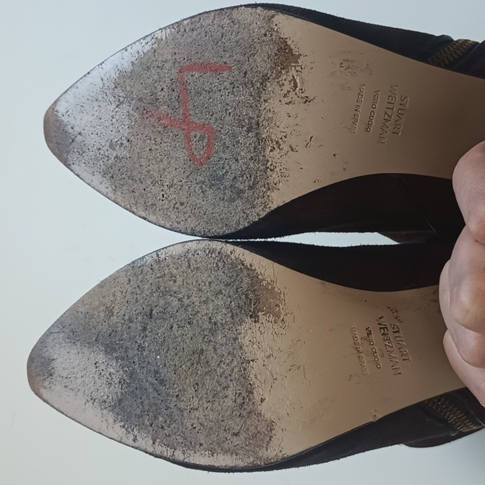 Stuart Weitzman Atomic West Suede Bootie Size 6 1… - image 5